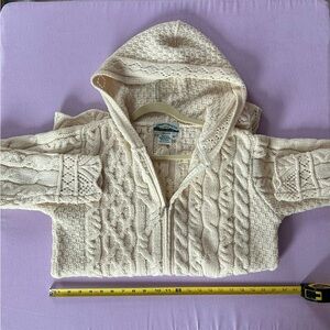 Aran Crafts Merino Wool Hoodie - Medium
